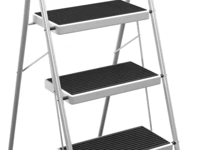 3 Step Folding Ladder  3D model