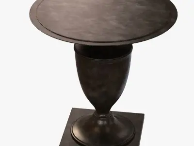 Restoration Hardware KLISMOS ROUND SIDE TABLE 3D model