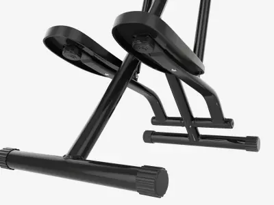 Step machine for fitness exercise 3D model