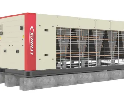 Industrial Chiller Unit  Lennox Neosys 3D Model  HVAC Equipment 3D model