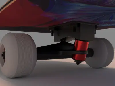 Arcane Jinx Skateboard Skate 3D model