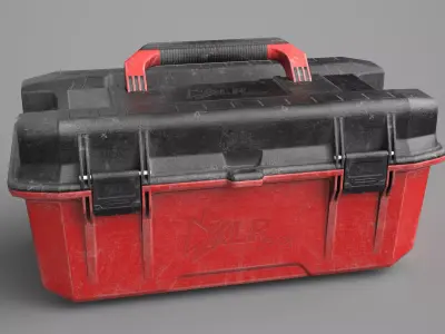 Game Ready Tool Box Low-poly 3D model