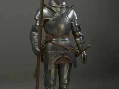 Knight 3D model get