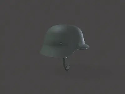 Militery Helmet Low-poly 3D model purchase