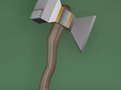 medieval set STYLIZED MEDIEVAL WEAPON PACK SWORD SHIELD AXE  Low-poly 3D model