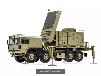 MAN KAT1 Military Trucks and Patriot Air Defense 3D Pack