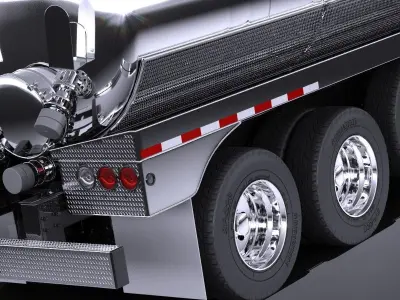 Kenworth T880 2017 Tank Truck 3D model