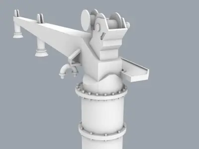 Palfinger Crane 2 Low-poly 3D model