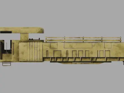 Freck Mapuzo Transport - Star Wars Kenobi Low-poly 3D model