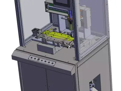 Sun visor screw automatic locking machine 3D model