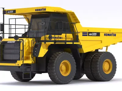 Komatsu HD325-8 Mechanical Truck 3D model