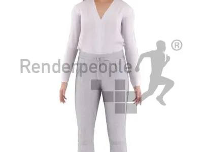 Melanie Animated 001 Standing