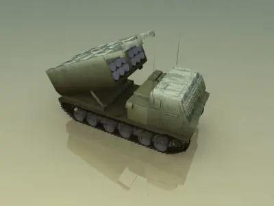 MLRS Artillery 3D model