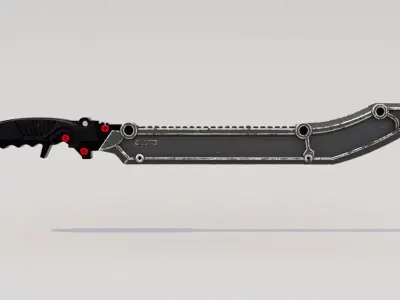 Machete 3D print model