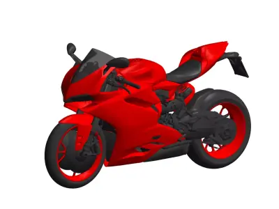Ducati 959 Panigale Motorcycle 3D model