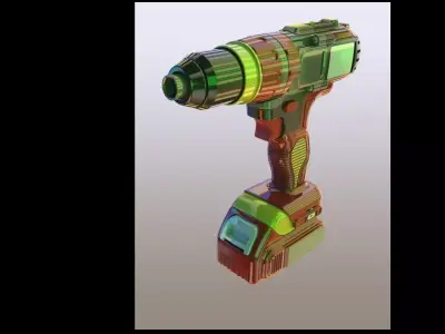 Hand drill PIN 13mm impact drill Free 3D model