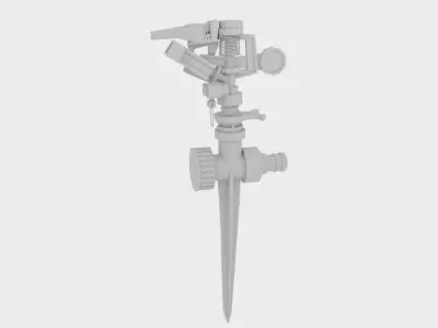 Kingfisher Impulse Garden Sprinkler Low-poly 3D model
