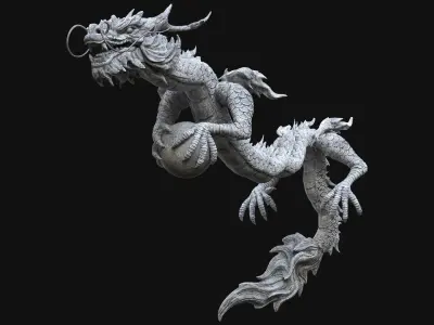 OrientalDragon 3DAnimation  purchase 3D model