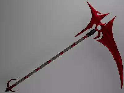 Red Scythe 3D model