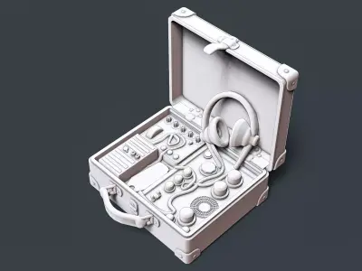 Military Suitcase Radio RoZ 3D print model