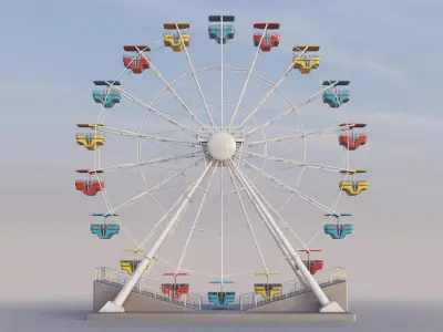 Ferris Wheel  purchase 3D model