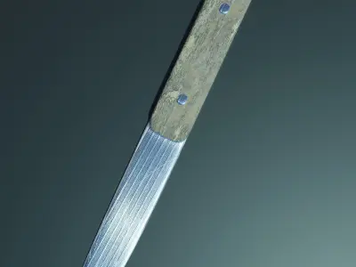 Old Ruined Knife Free 3D model