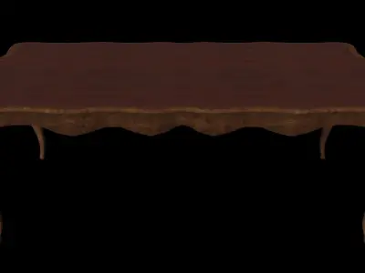 Antique Table 03 Low-poly 3D model