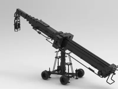 CINEMATIC CRANE CAMERA 3D model