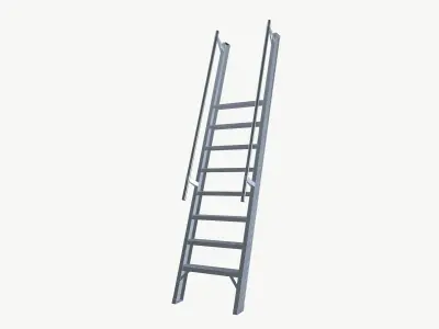Ladder Low-poly 3D model get