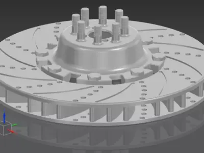 ROTOR DISC BRAKE 3D model