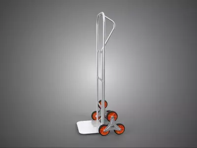TRIPLE 3 WHEEL PHANDLE STAIR CRAWLER CLIMBING HAND TRUCK LIFTING 3D model