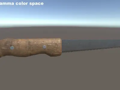 Hand saw   Free low-poly 3D model