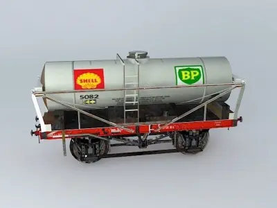 SHELL Tanker No. 5082 Free 3D model