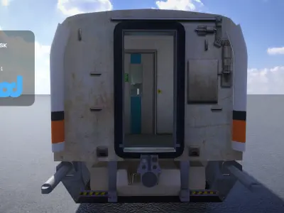 TW Train Cabin 002 3D model