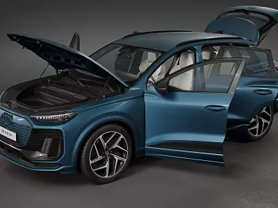 2025 Audi Q6 e-tron quattro 3D model