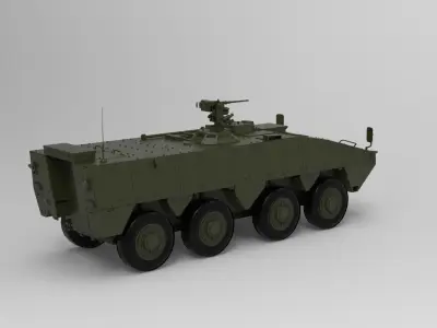 Patria AMV Armored Modular Vehicle 3D model