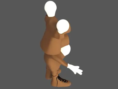  Cartoon Bulb Holder v1 