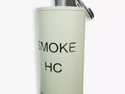 M8 Smoke Grenade Low-poly 3D model