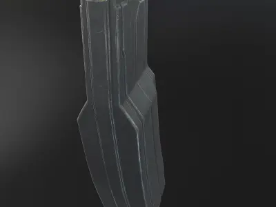 Sixty Round STANAG Magazine Low-poly 3D model