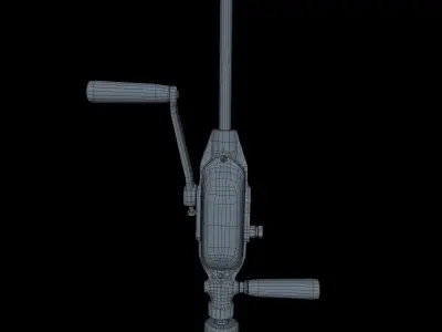 Hand Drill Low Poly Low-poly 3D model