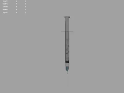 Syringe 3D model