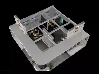 Exhibition - Area - 9X9-3DMAX2009-0129 3D model
