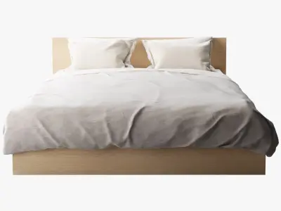 IKEA MALM bed 3D model