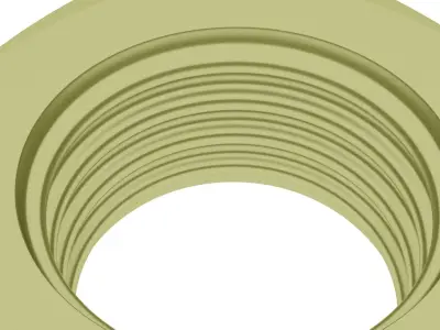 Hex Nut 3D model from CGTrader
