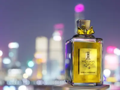 perfume bottle 3d ex 1million  3D model