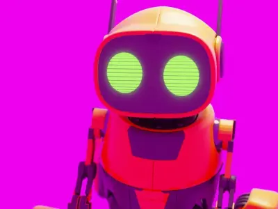 3D Toy Robot  3D model