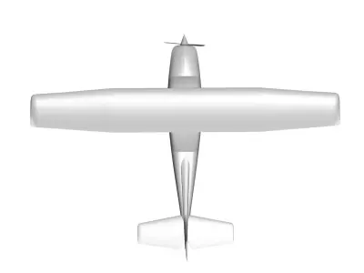 Cessna 172 3D model buy
