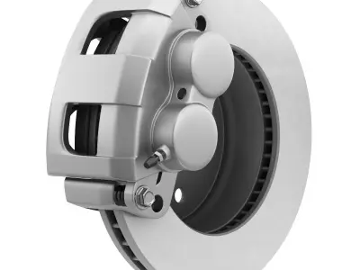 CAR DISC BRAKE DUAL PISTON 3D model