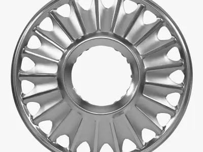 CJ Classics Wheel Cover 14 OEStyle  Without Center Cap  Low-poly 3D model
