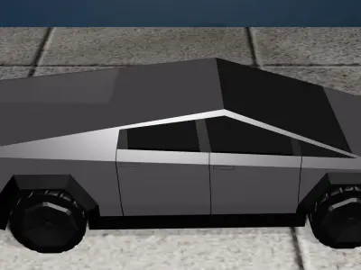 Tesla Cybertruck 3D model get